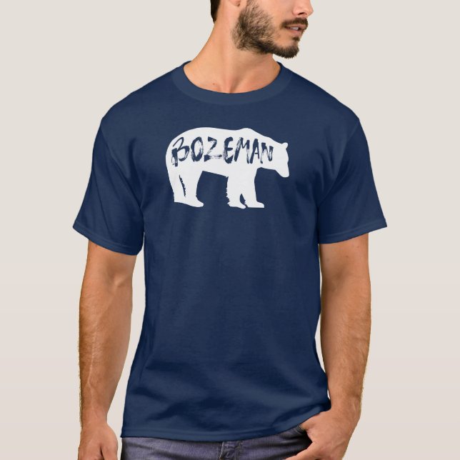 Bozeman Montana Bear T-Shirt (Front)