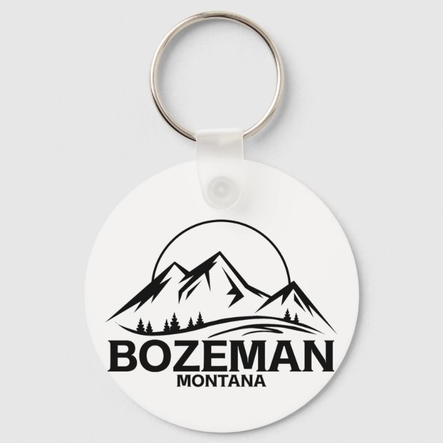 Bozeman, Montana Key Ring (Front)