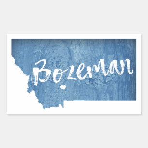 Bozeman, Montana Rectangular Sticker