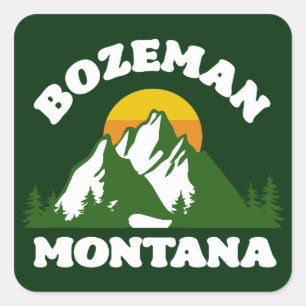 Bozeman,Montana Square Sticker