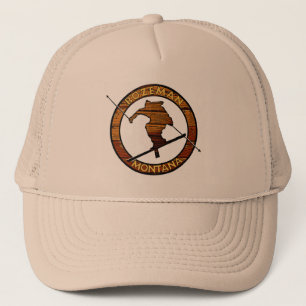 Bozeman Montana wood skier hat