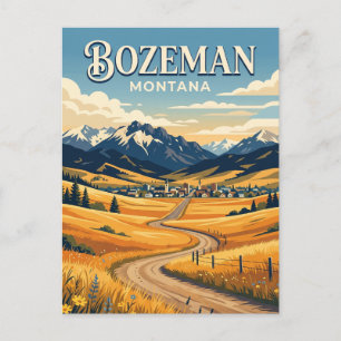 Bozeman USA Postcard