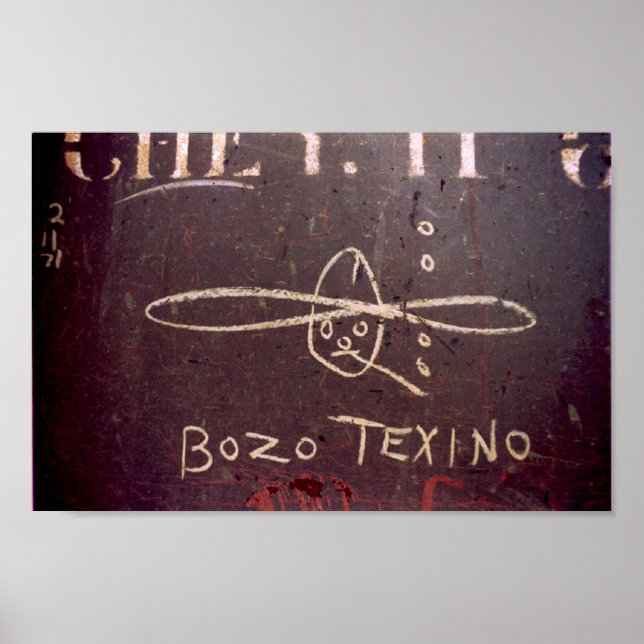 Bozo Texino colour poster (Front)