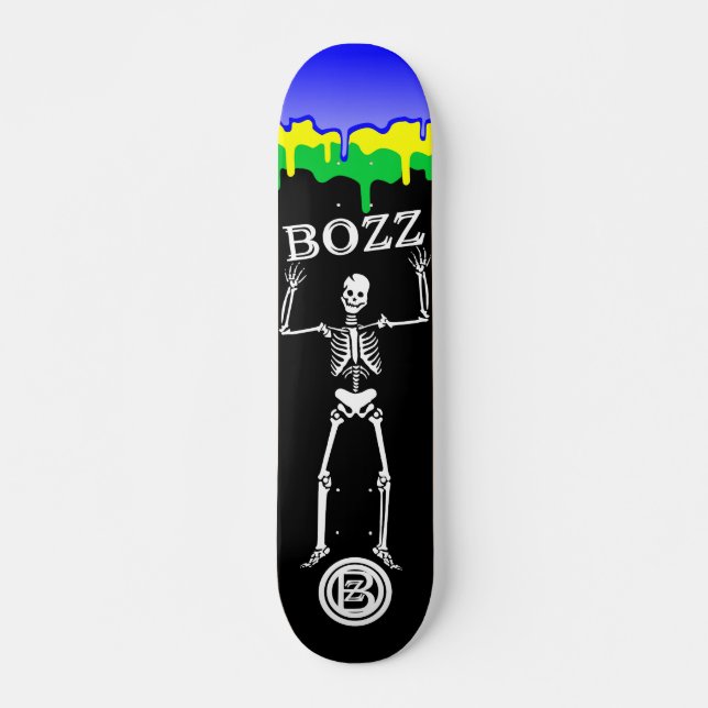 BOZZ Skeleton BRAZIL Skateboard (Front)