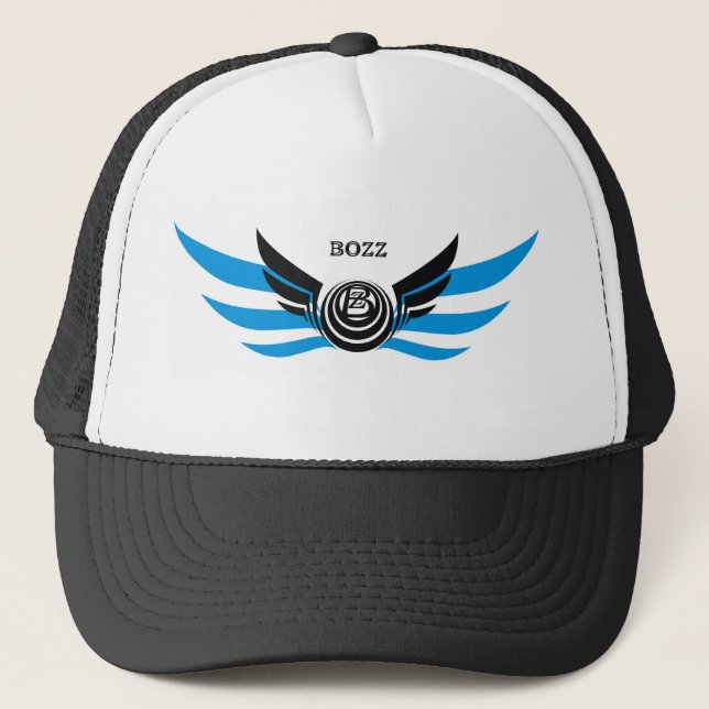 BOZZco cap. Model Fly (ref.03) Trucker Hat (Front)