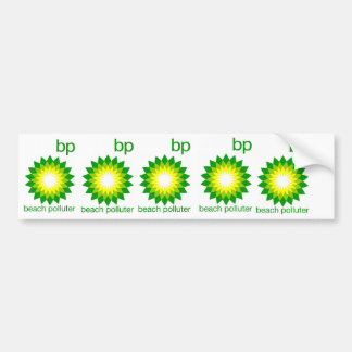 BP Beach Polluter Sticker