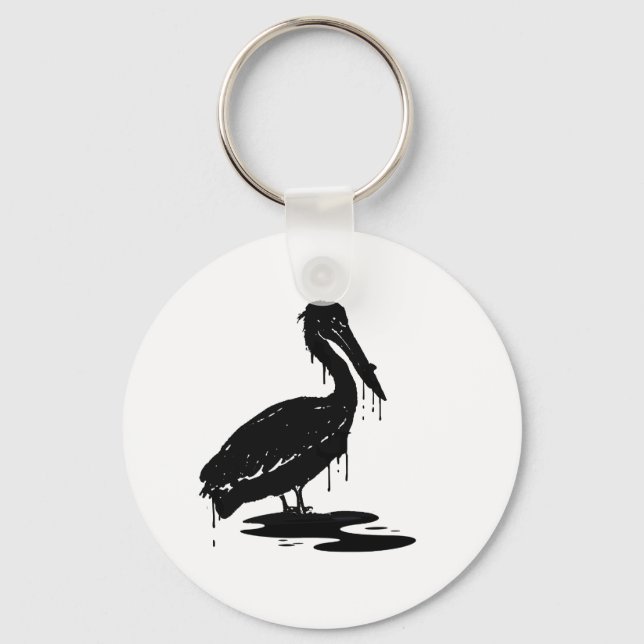 BP is killing Pelicans Key Ring (Front)