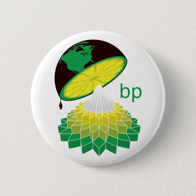 BP Logo Version 1 (Button) 6 Cm Round Badge (Front)