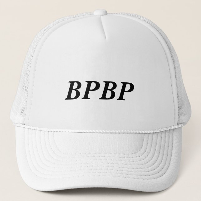 BPBP Trucker Hat, Trucker Hat (Front)