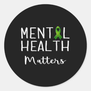 Bpd Bipolar Mental Health Awareness Mental Health  Classic Round Sticker