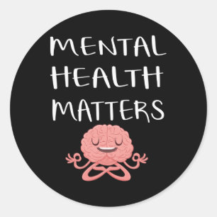 Bpd Bipolar Mental Health Awareness Mental Health Classic Round Sticker
