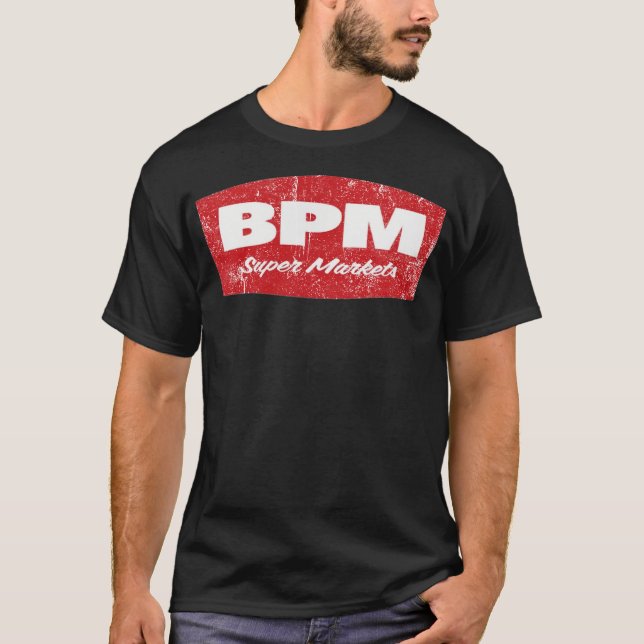 BPM T-Shirt - Brockton Public Market Retro 1970s (Front)