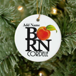 BPRN Cordele Georgia Custumizable Ceramic Ornament