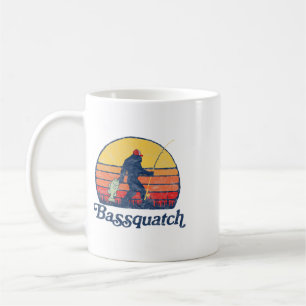 Bquatch! Funny Bigfoot Fishing Outdoor Retro 1 Coffee Mug