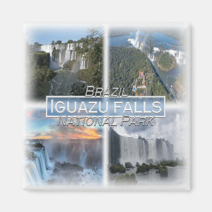 BR0121 America, Brazil, Iguazu falls, Fridge  Magnet