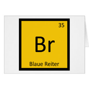 Br - Blaue Reiter Art Chemistry Periodic Table