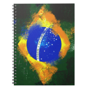 BR Brasil brazilian flag Notebook