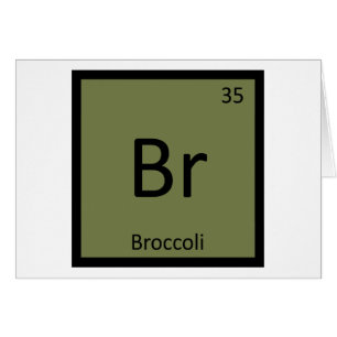 Br - Broccoli Vegetable Chemistry Periodic Table