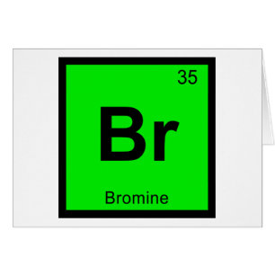 Br - Bromine Chemistry Periodic Table Symbol