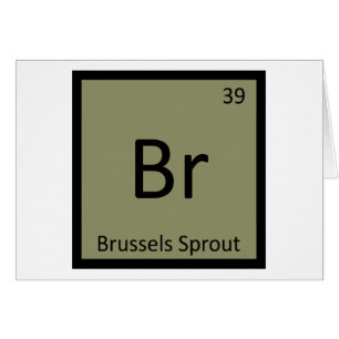 Br - Brussels Sprout Vegetable Chemistry Symbol