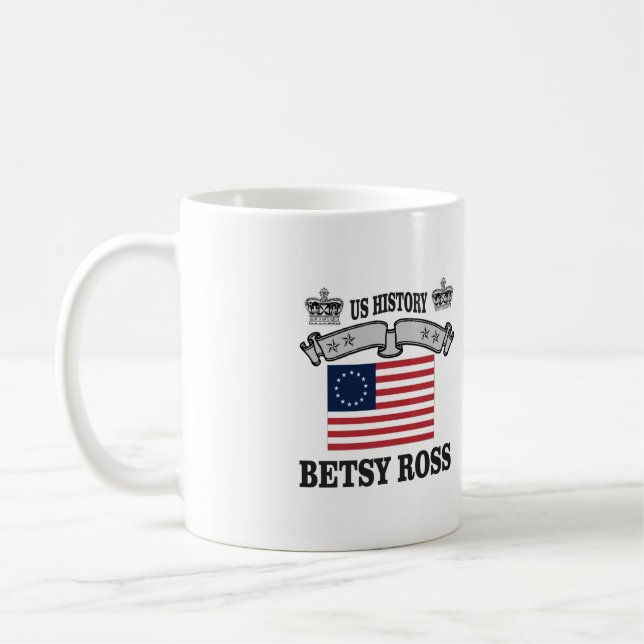 BR LOGO BANNER OF FLAG COFFEE MUG (Left)
