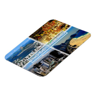 BR Rio de Janeiro - Botafogo beach - Carnival - Magnet