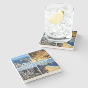 BR Rio de Janeiro - Botafogo beach - Carnival - Stone Coaster