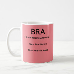 Bra Funny Definition Coffee Mug