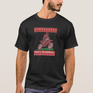 Braaap Dirt Bike Ugly Christmas Sweater Off Road M