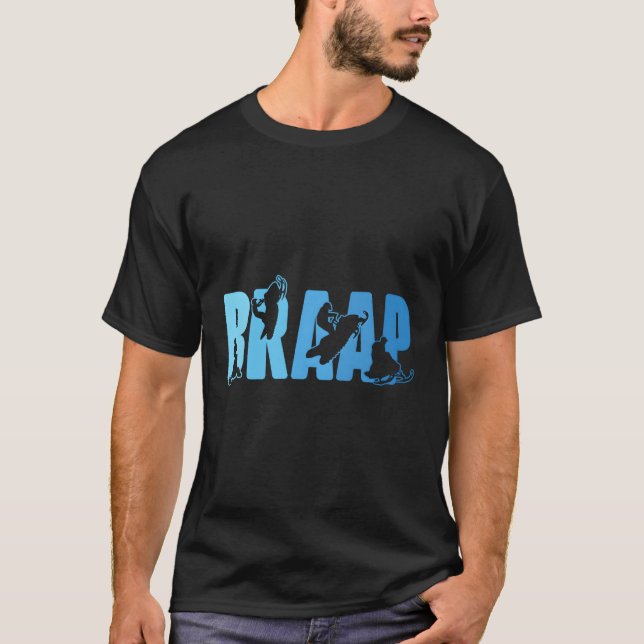 Braap Snowmobile T-Shirt (Front)