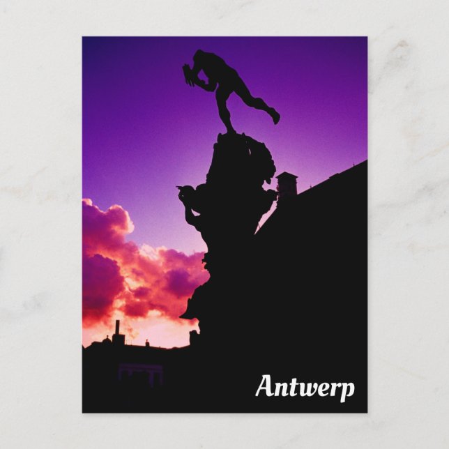 Brabo, Antwerp Postcard (Front)