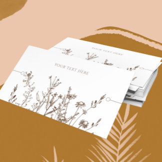 Bracelet Display Card • Earthy Floral