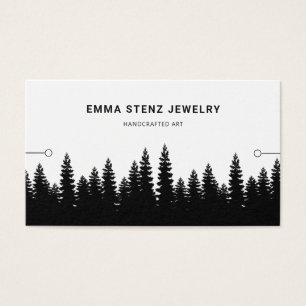 Bracelet Display Card • Rustic Pine Forest