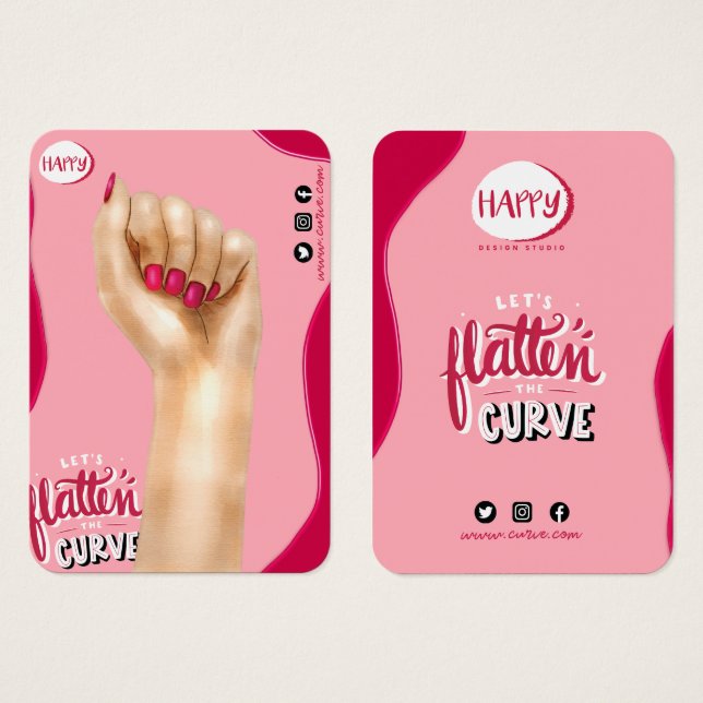 Bracelet Hand Display Card (Front & Back)