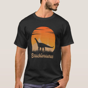 Brachiosaurus Animal Hot In The Mounta In Nature T-Shirt