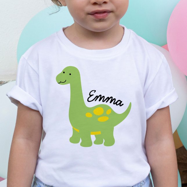 Brachiosaurus Dinosaur Kid Baby Personalize Shirt (Creator Uploaded)