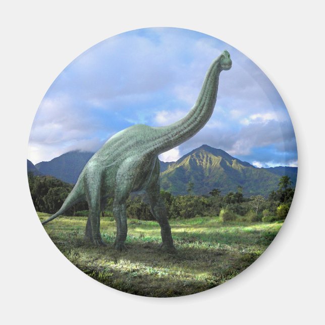 Brachiosaurus Dinosaur Magnet (Front)