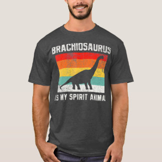 Brachiosaurus Dinosaurs Retro Vintage T-Shirt
