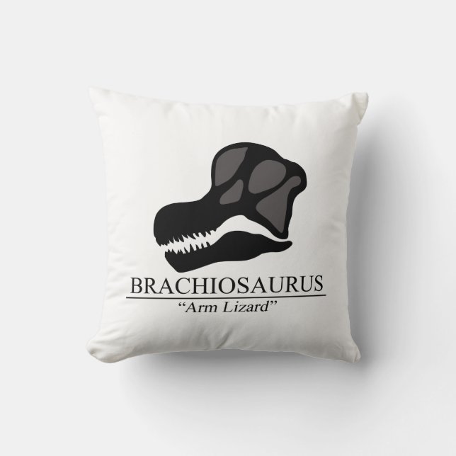 Brachiosaurus Skull Cushion (Front)