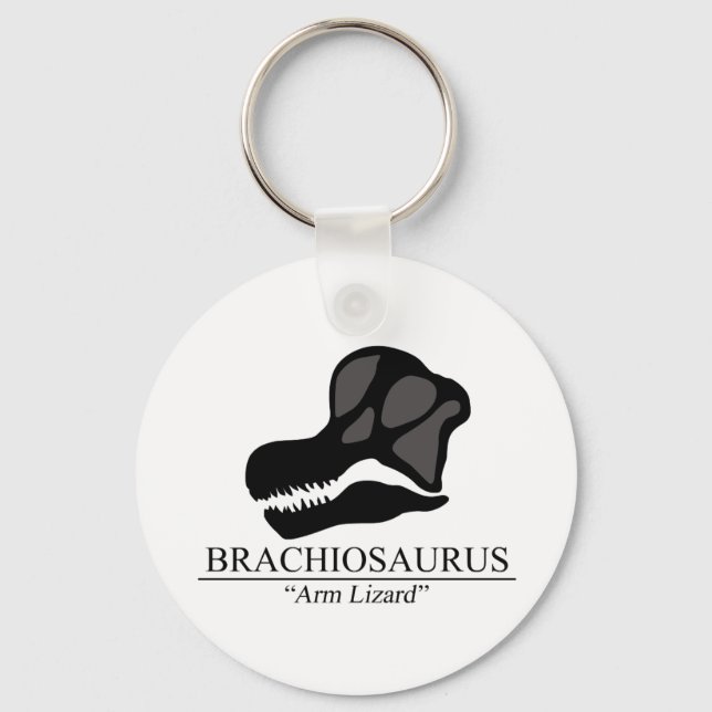 Brachiosaurus Skull Key Ring (Front)
