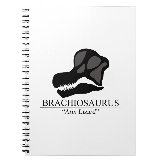 Brachiosaurus Skull Notebook (Front)