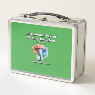 Bracing the Impact. Metal Lunch Box