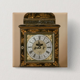 Bracket clock, movement by James Boyce, c.1705 15 Cm Square Badge