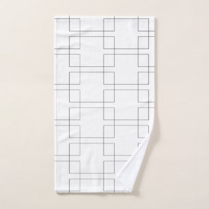 Bracket Elimination Tournament Sports Geometric Hand Towel