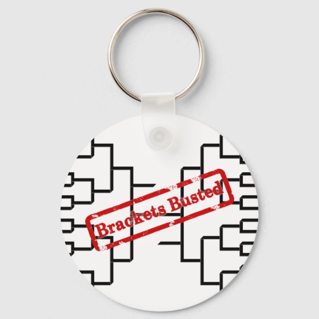 Bracketology - Brackets Busted Key Ring (Front)
