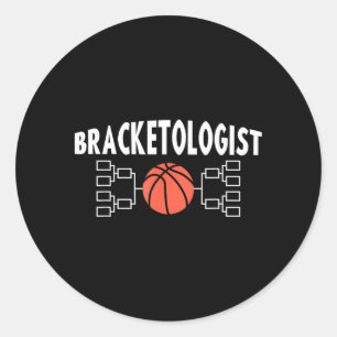 Bracologist Basball Tournament Madness Classic Round Sticker