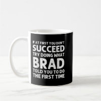 BRAD Gift Name Personalised Birthday Funny Christm
