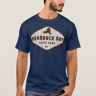 Braddock Bay State Park New York Tree Log Texture  T-Shirt