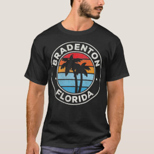 Bradenton Florida FL Vintage Graphic Retro 70s Pul T-Shirt