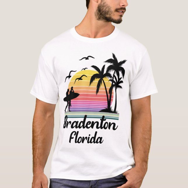 Bradenton Florida Retro T-Shirt (Front)
